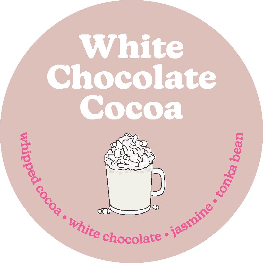 White Chocolate Cocoa Wax Melts Eco Tin 3.6oz