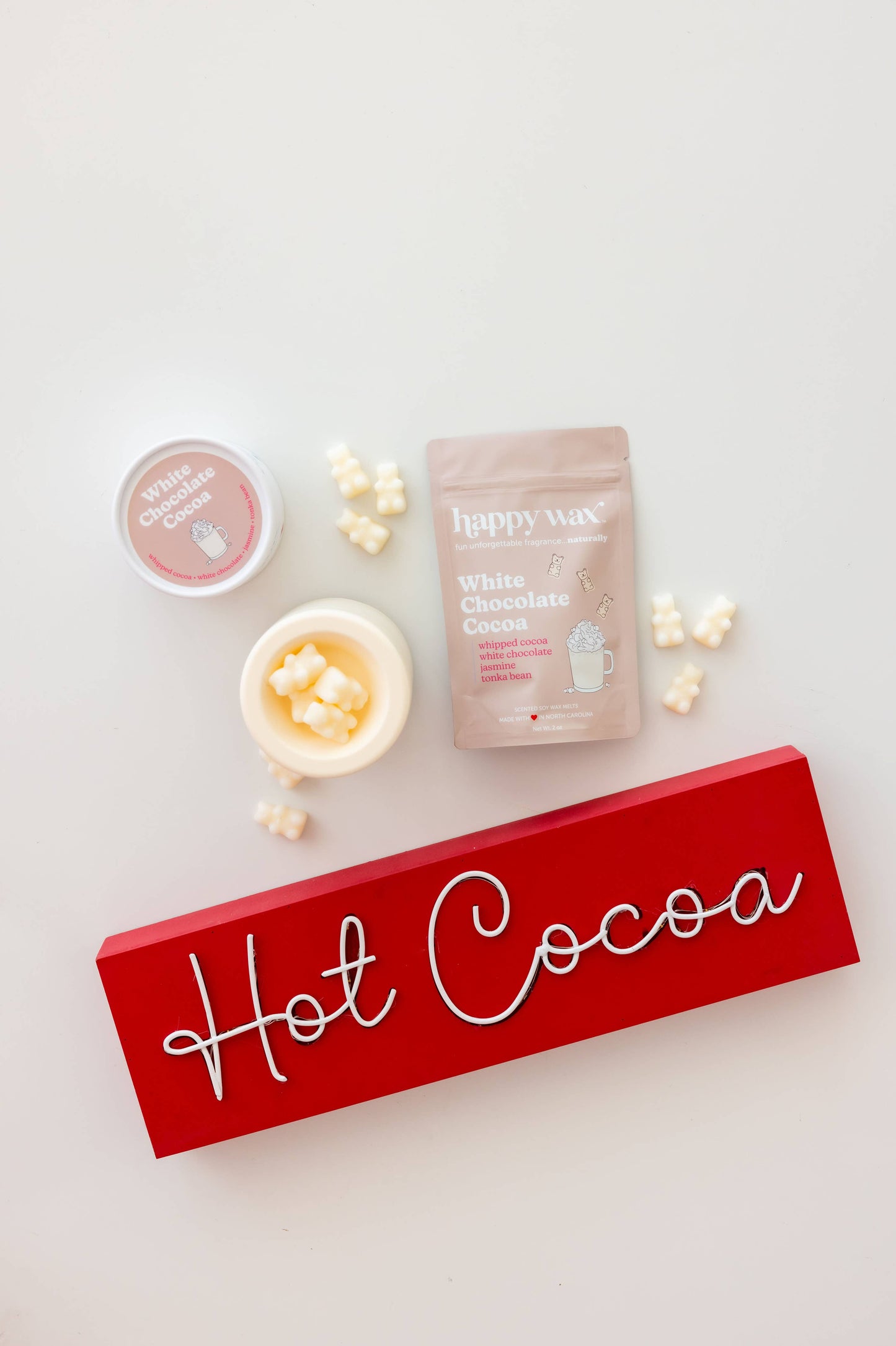 White Chocolate Cocoa Wax Melts Eco Tin 3.6oz