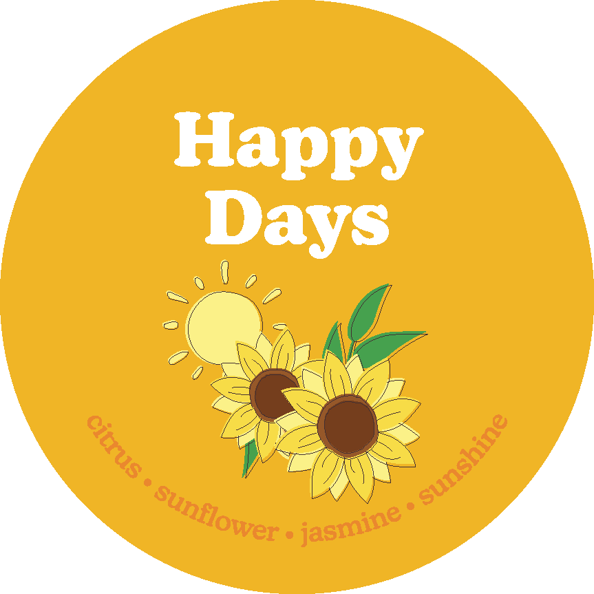 Happy Days Wax Melts - Eco Tin 3.6oz